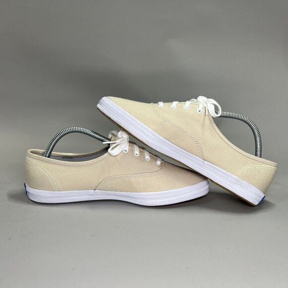 Keds Champion Sneakers Women's Size 9.5 Cream Canvas Low Casual Summer Shoes - Picture 7 of 12